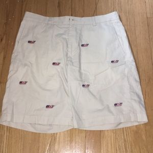 Vineyard Vines Breaker Shorts American Flag Whales